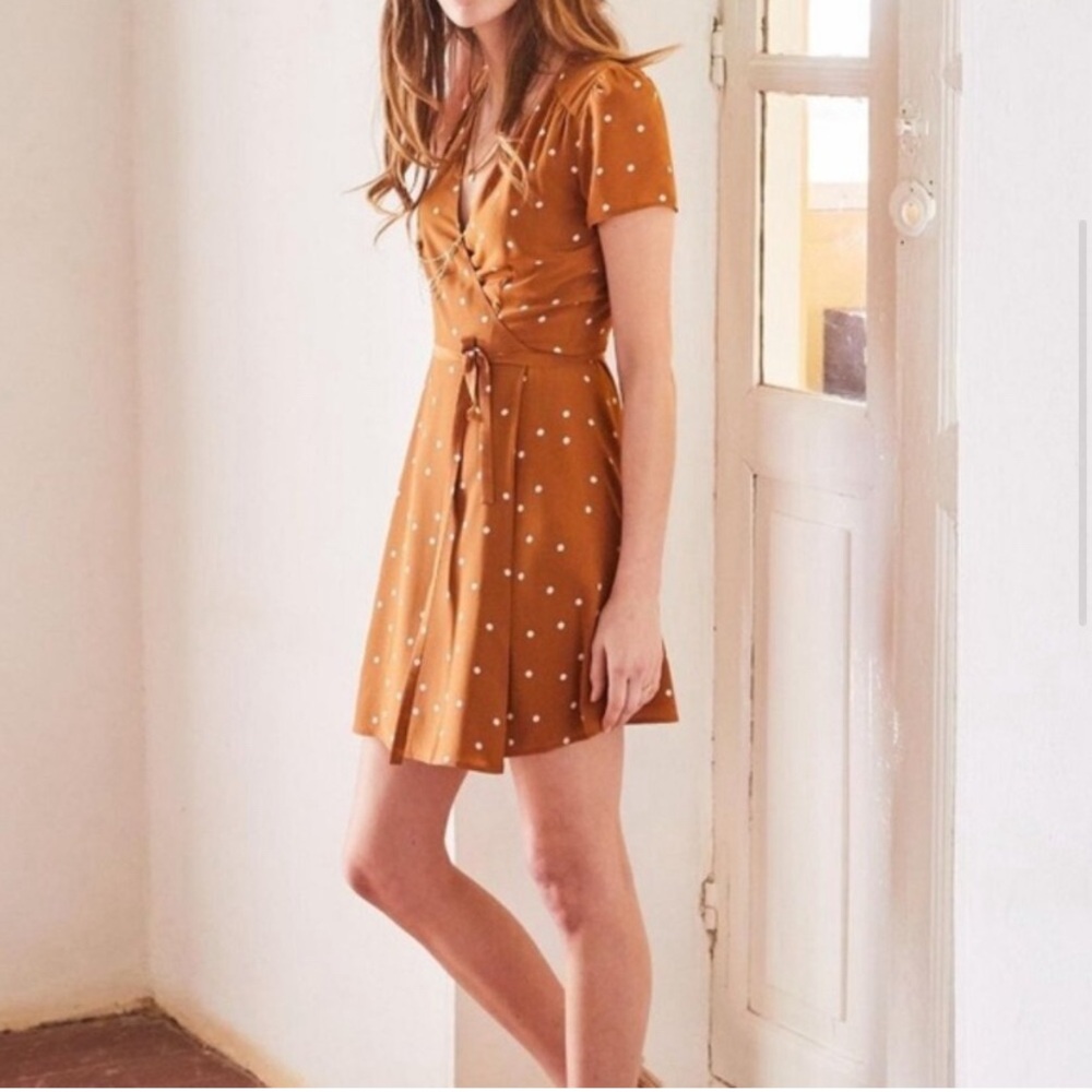 Sezane Anastasia silk lined wrap dress - See notes below